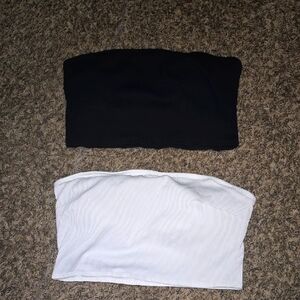Black and White AE Swim Tube Tops